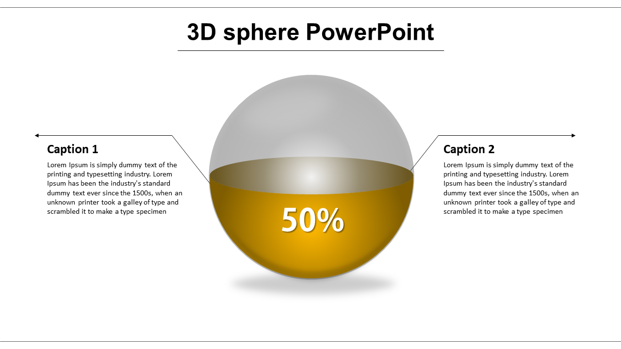 3D Sphere PowerPoint Presentation Template Designs